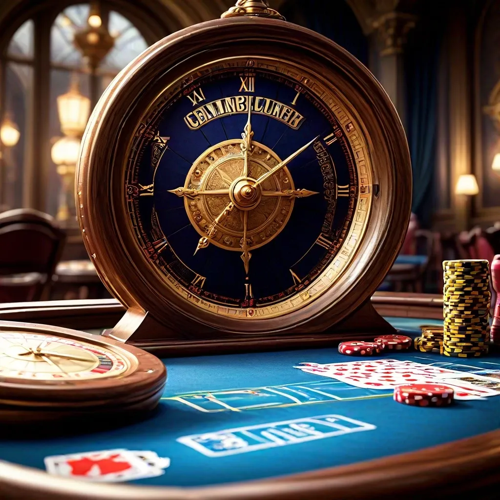 Surreal Casino Clock